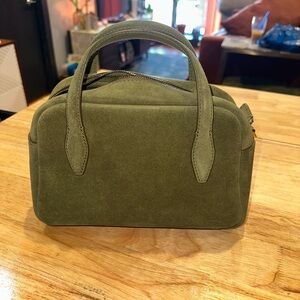 Madewell Forest Green Suede Bag